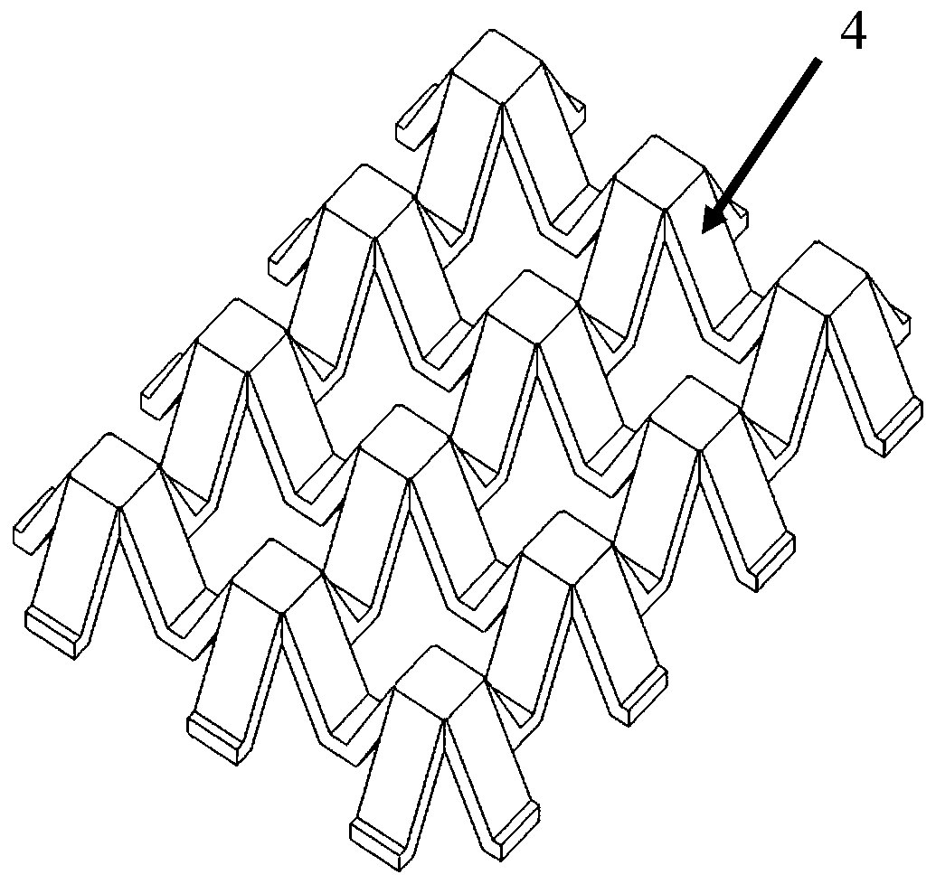 Biomimetic skeleton type memory alloy collision buffer