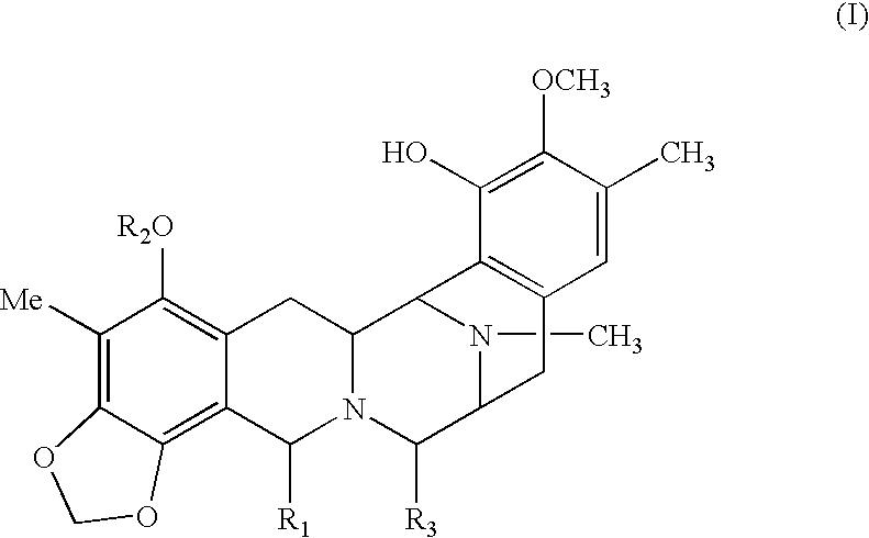 Formulations comprising jorumycin-, renieramycin-, safracin- or saframycin-related compounds for treating proliferative diseases