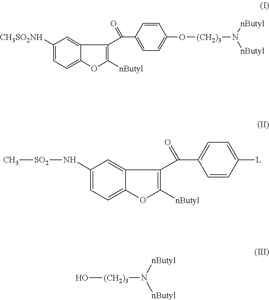 Process for preparation of dronedarone by the use of dibutylaminopropanol reagent