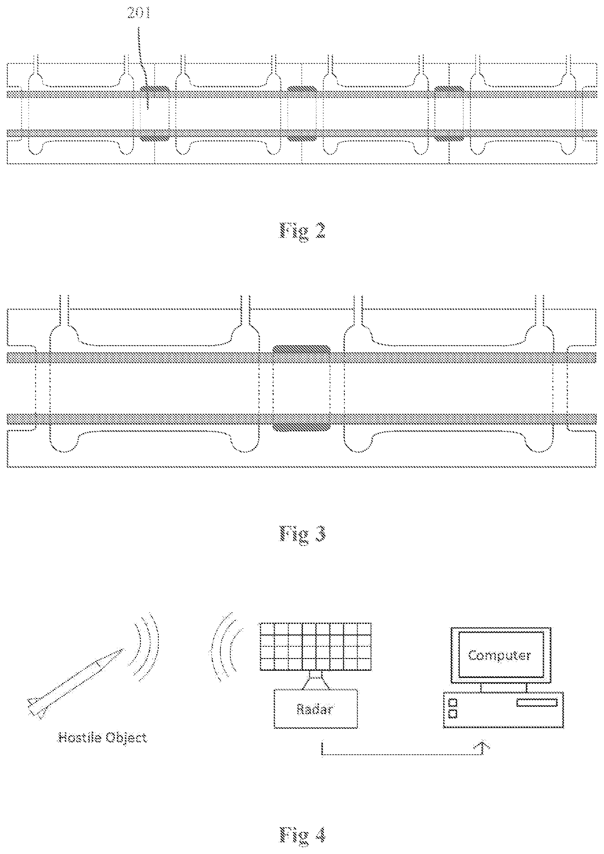 Systems and methods stationary radar controlled and fluid cooled high speed gun array defense