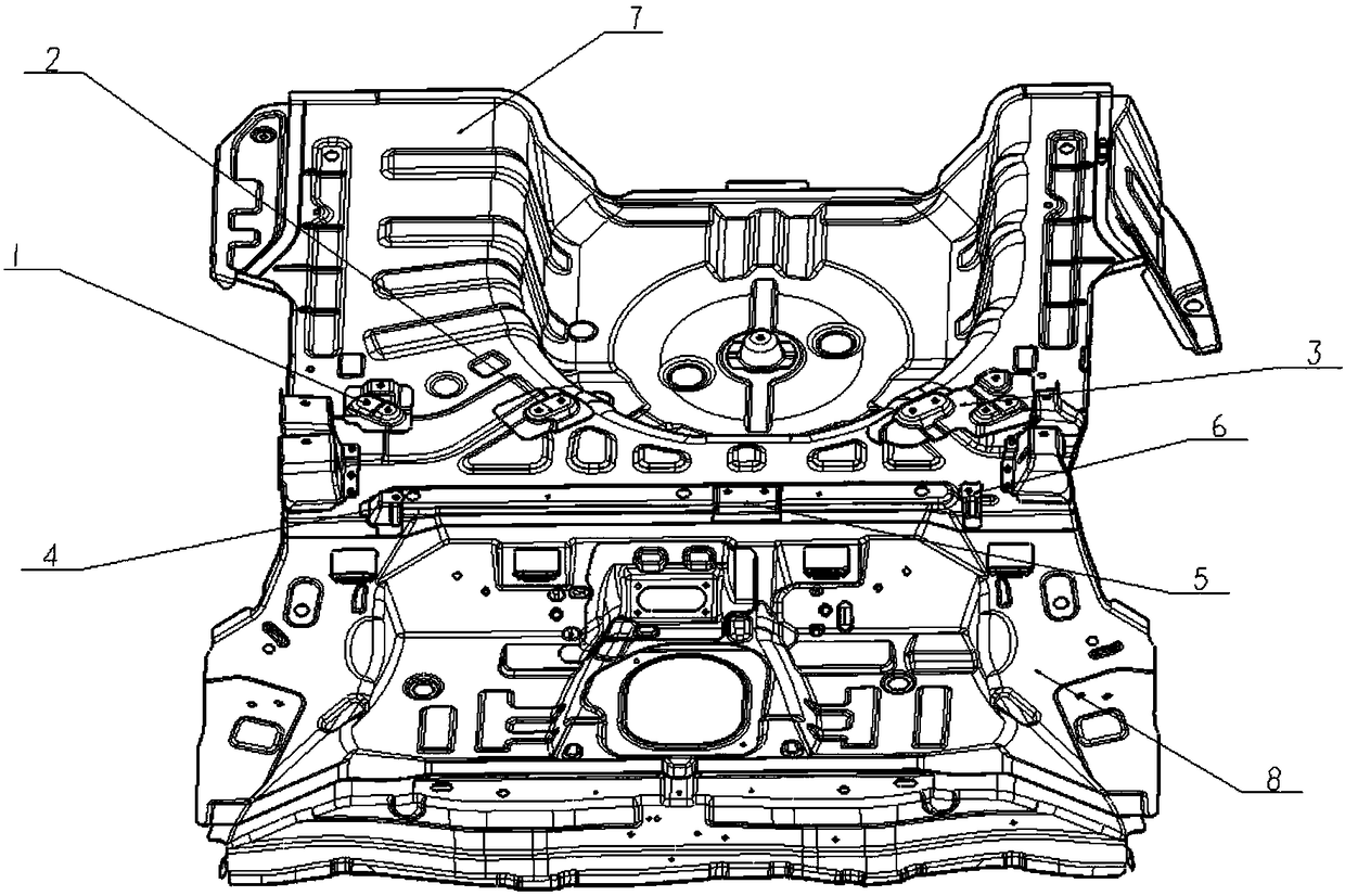 A car body with a battery pack storage box