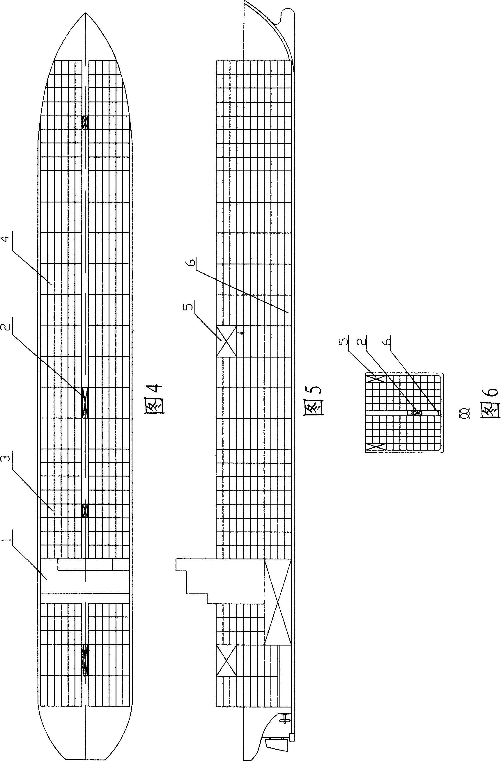 Automation container boat, dock and using method of warehouse transportation system composing the automation container boat and dock