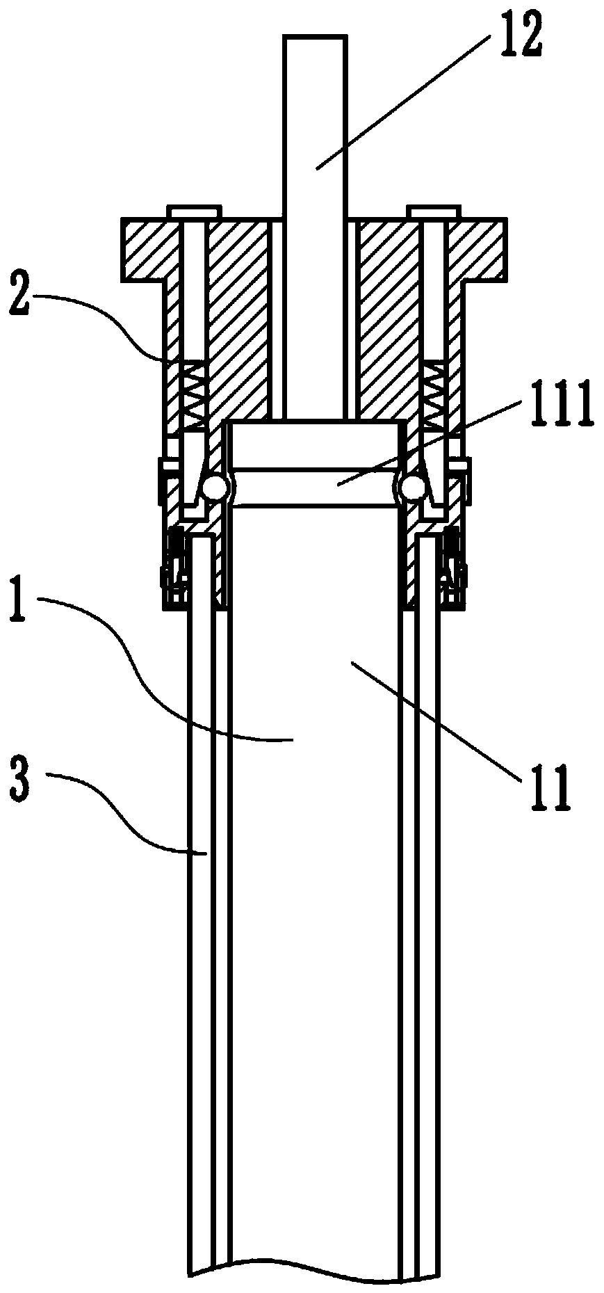 Stomach tube guide device