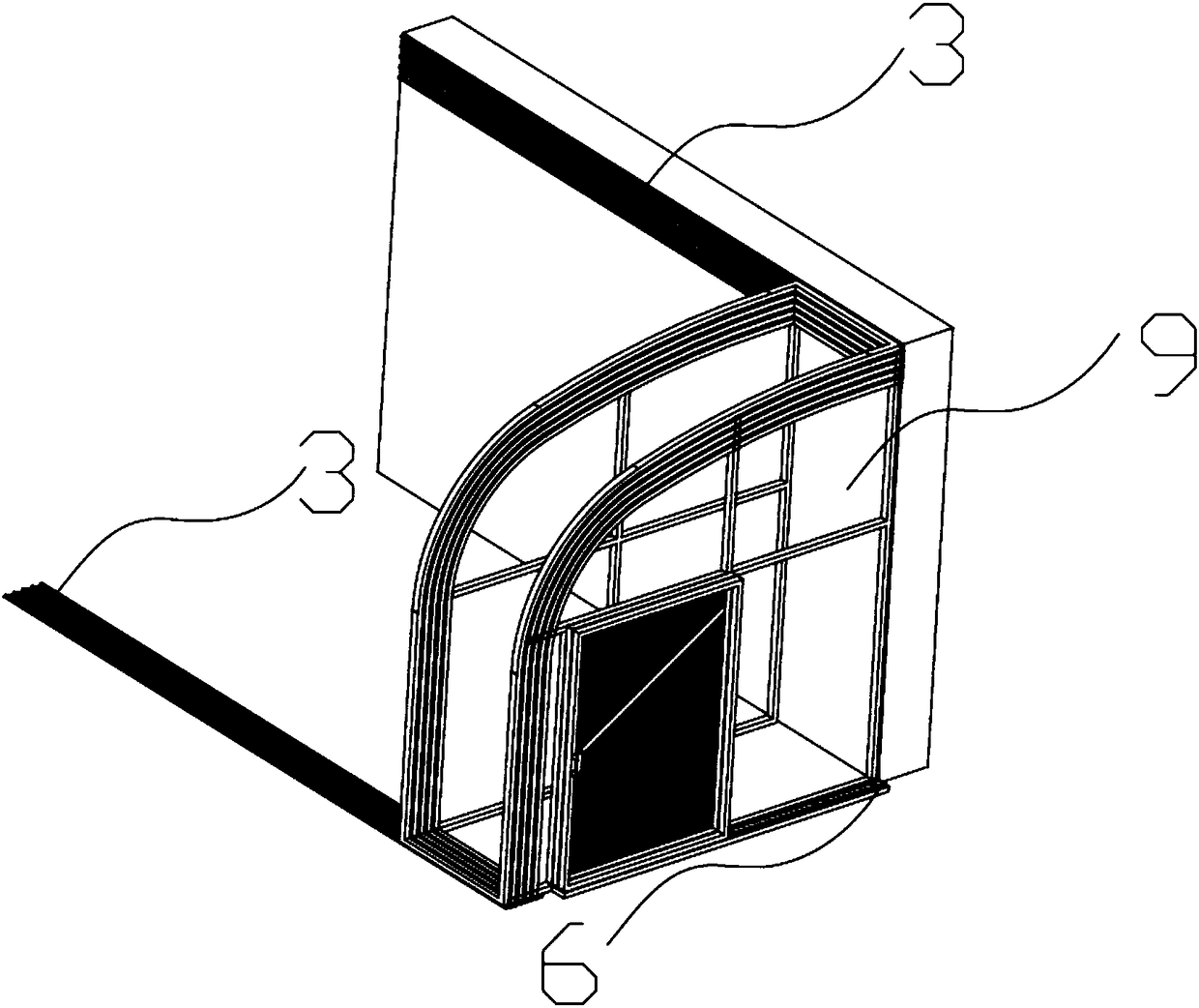 Retractable sunlight room