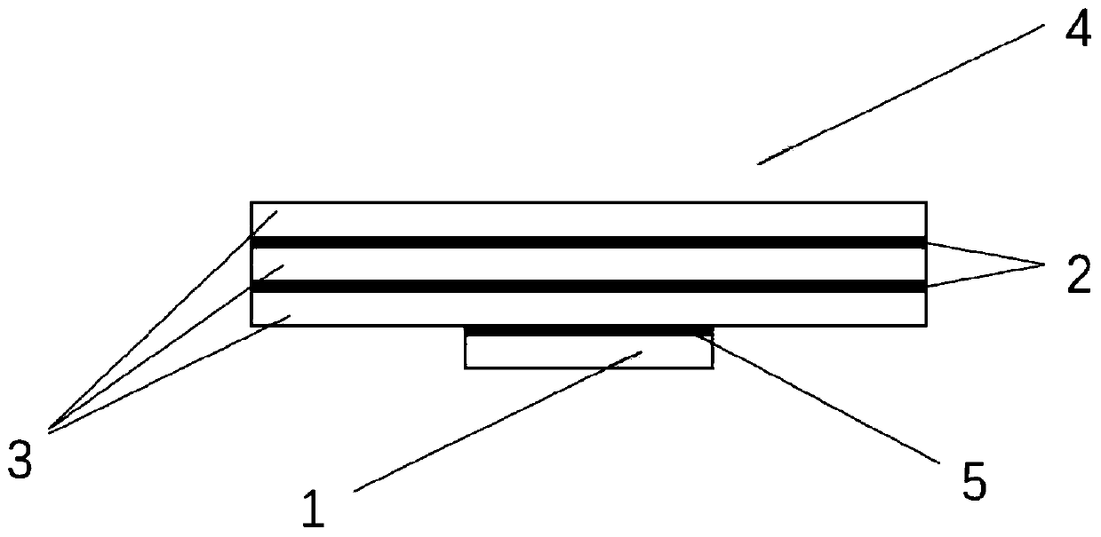 A fully transparent microfluidic acoustic bulk wave chip and its preparation method