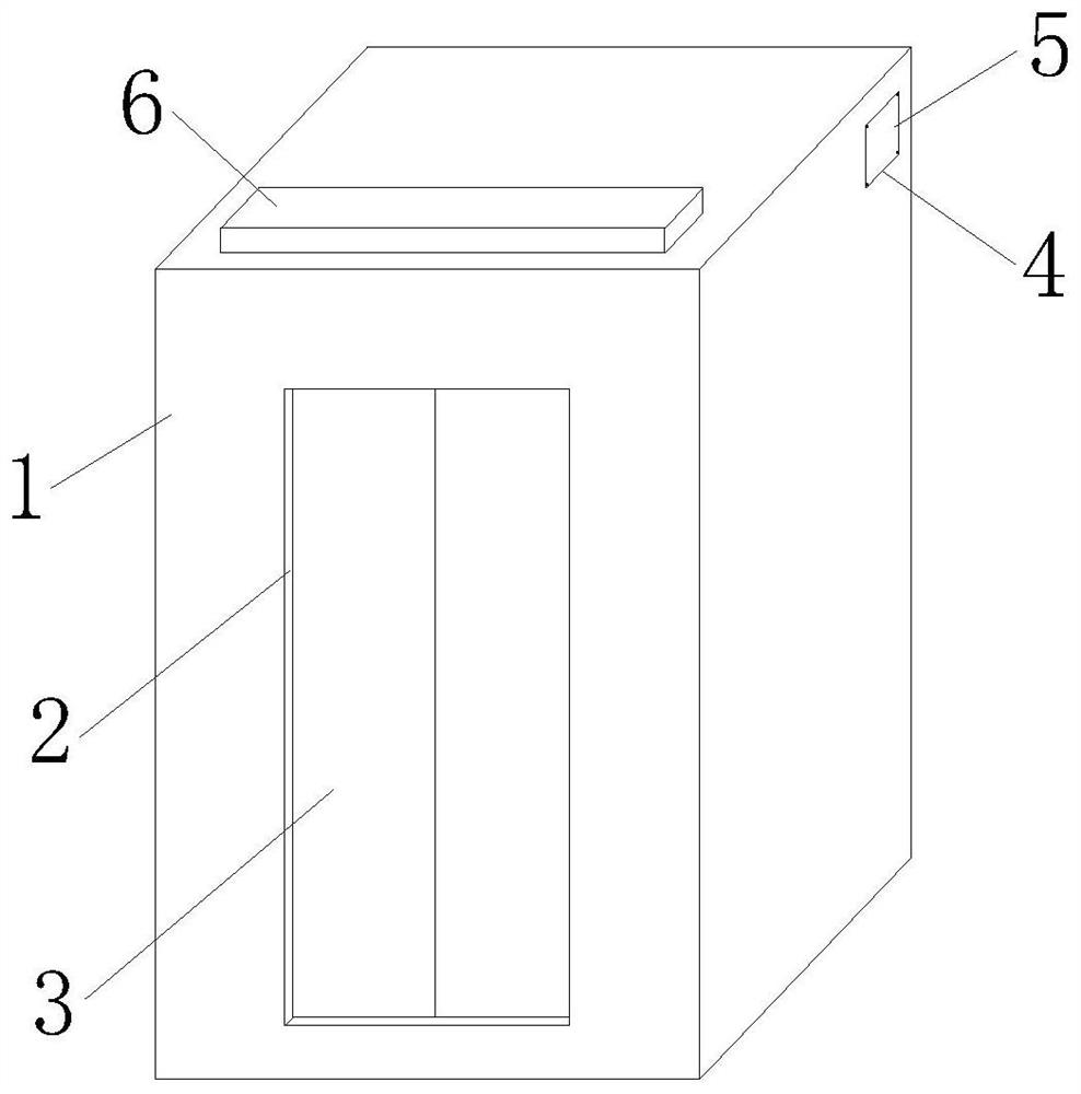 Antibacterial elevator with automatic disinfection function