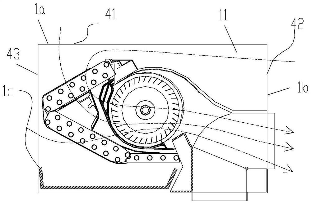 Distributed air supply device and air conditioner