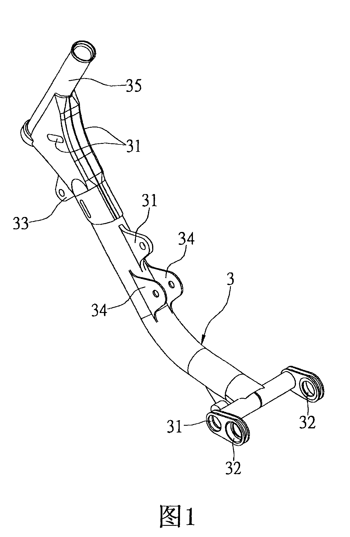 Bicycle frame structure for automatic bicycle