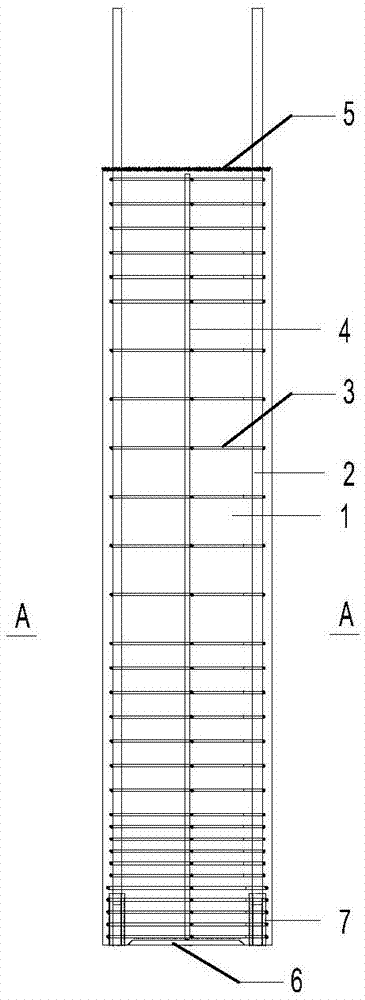 Prefabricated concrete column component and connecting joint