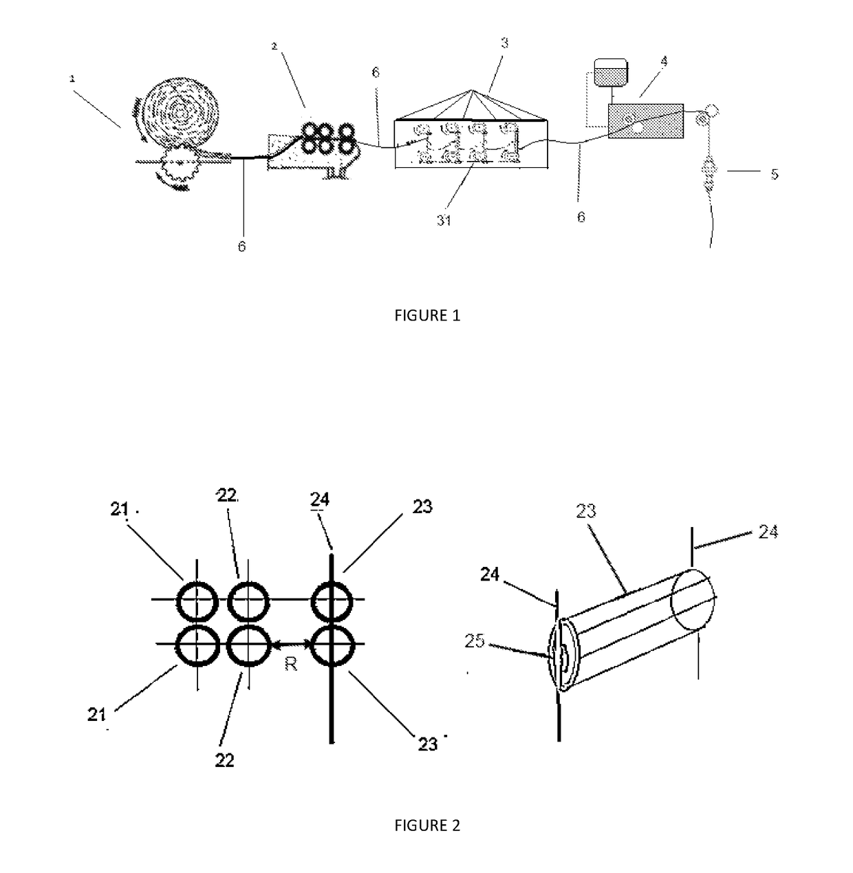 Production of paper yarn from cellulose-containing plant species