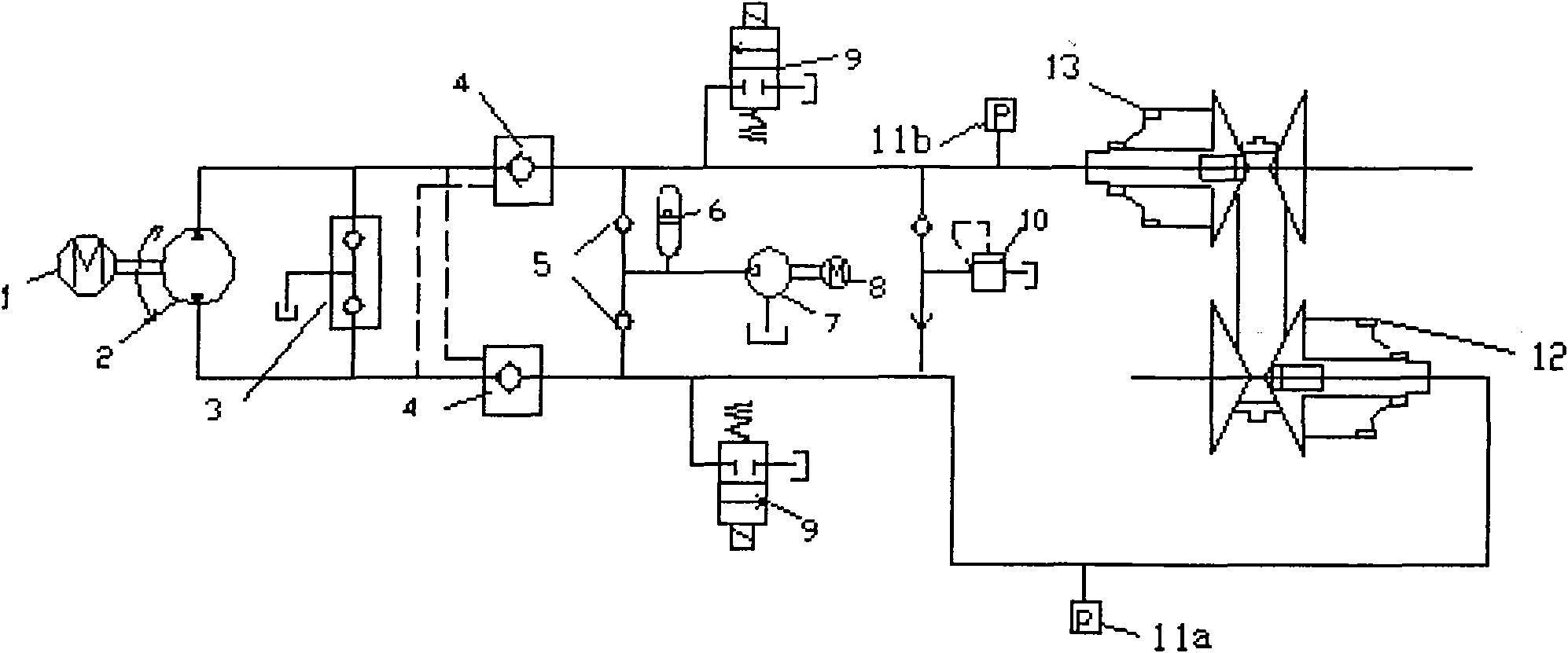 Motor driven CVT (continuously variable transmission) electro-hydraulic control system