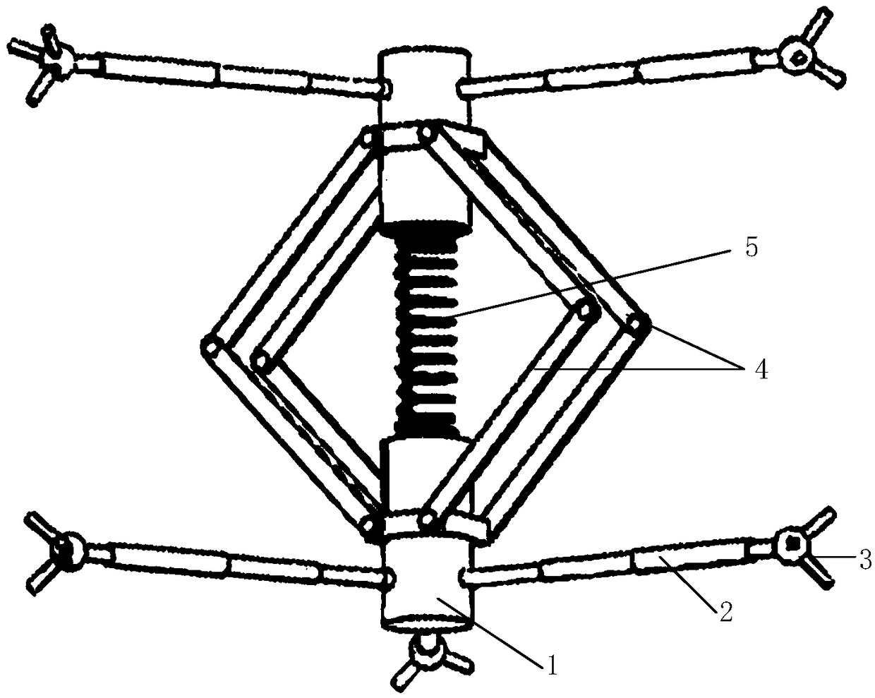 Telescopic type drive non-destructive detecting equipment