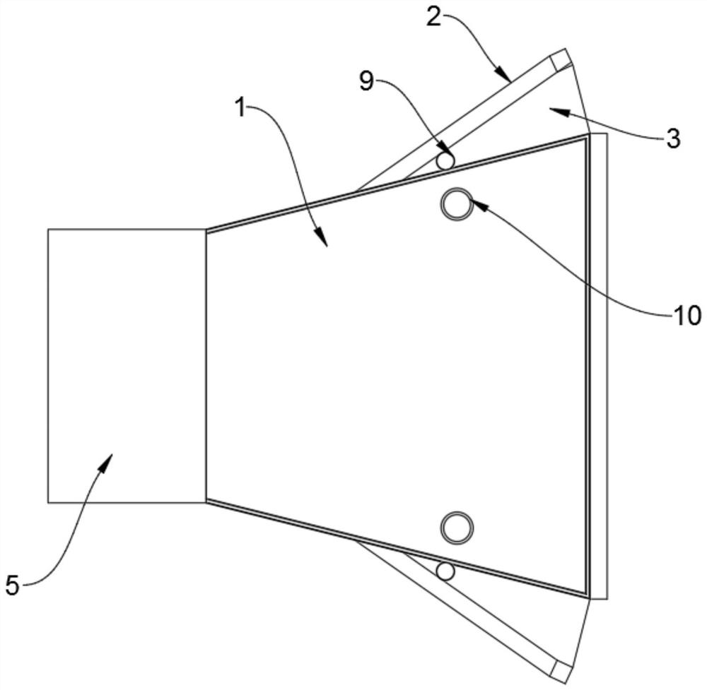 Sound amplifying horn of loudspeaker