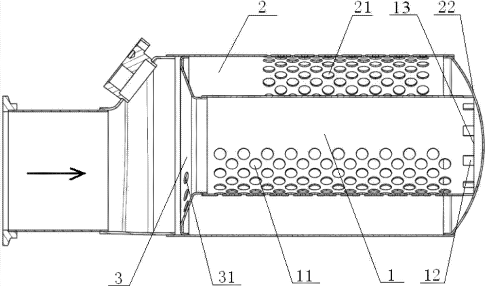 Air inlet pipe of SCR tail gas processing system and SCR tail gas processing system