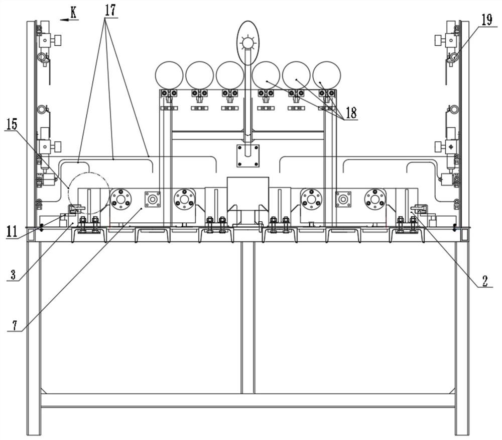 Oil cylinder airtightness detection device