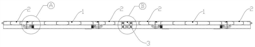 A core tube concrete wall folding formwork and its application method