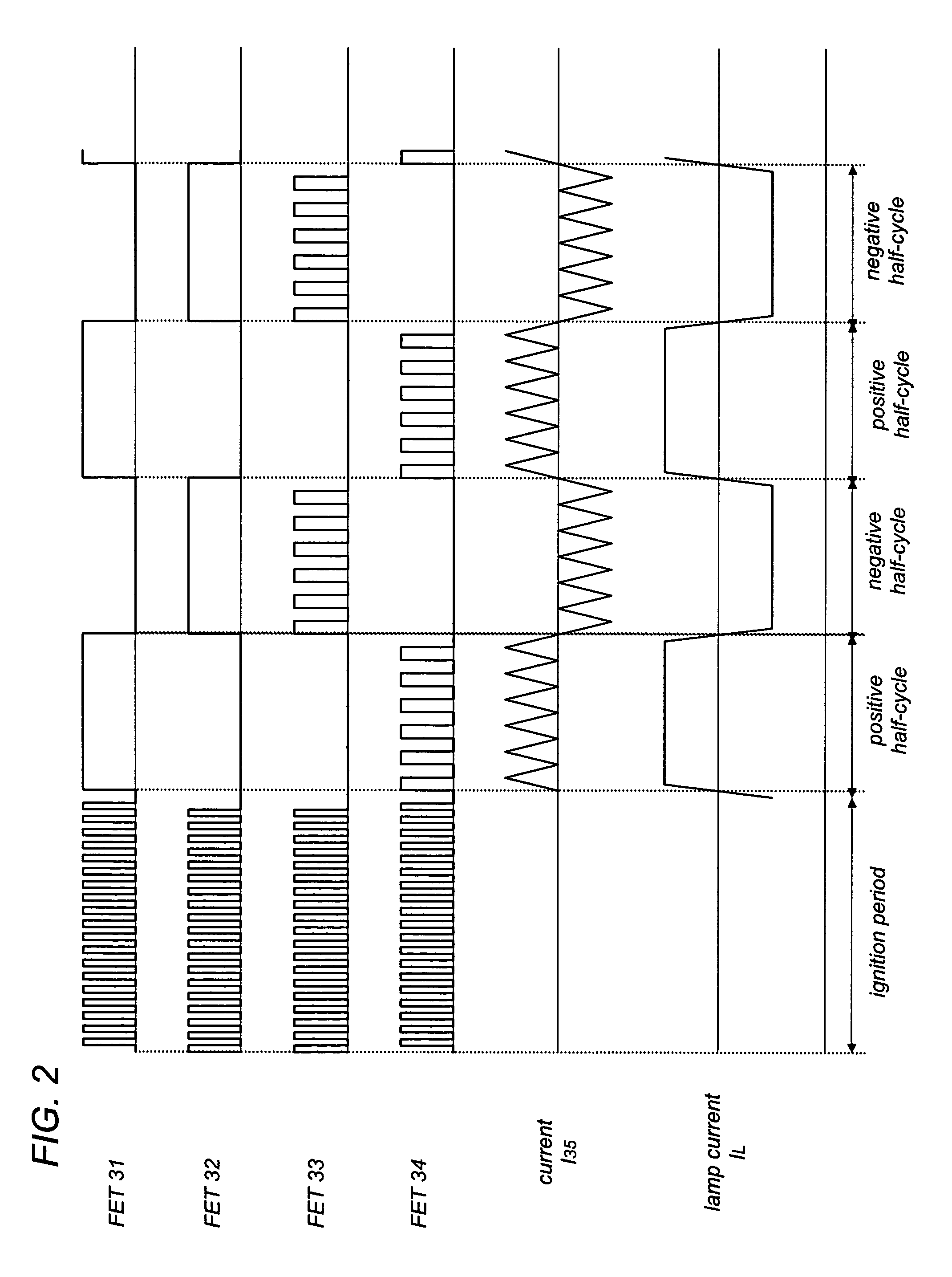 Discharge lamp ballast with detection of abnormal discharge outside the arc tube