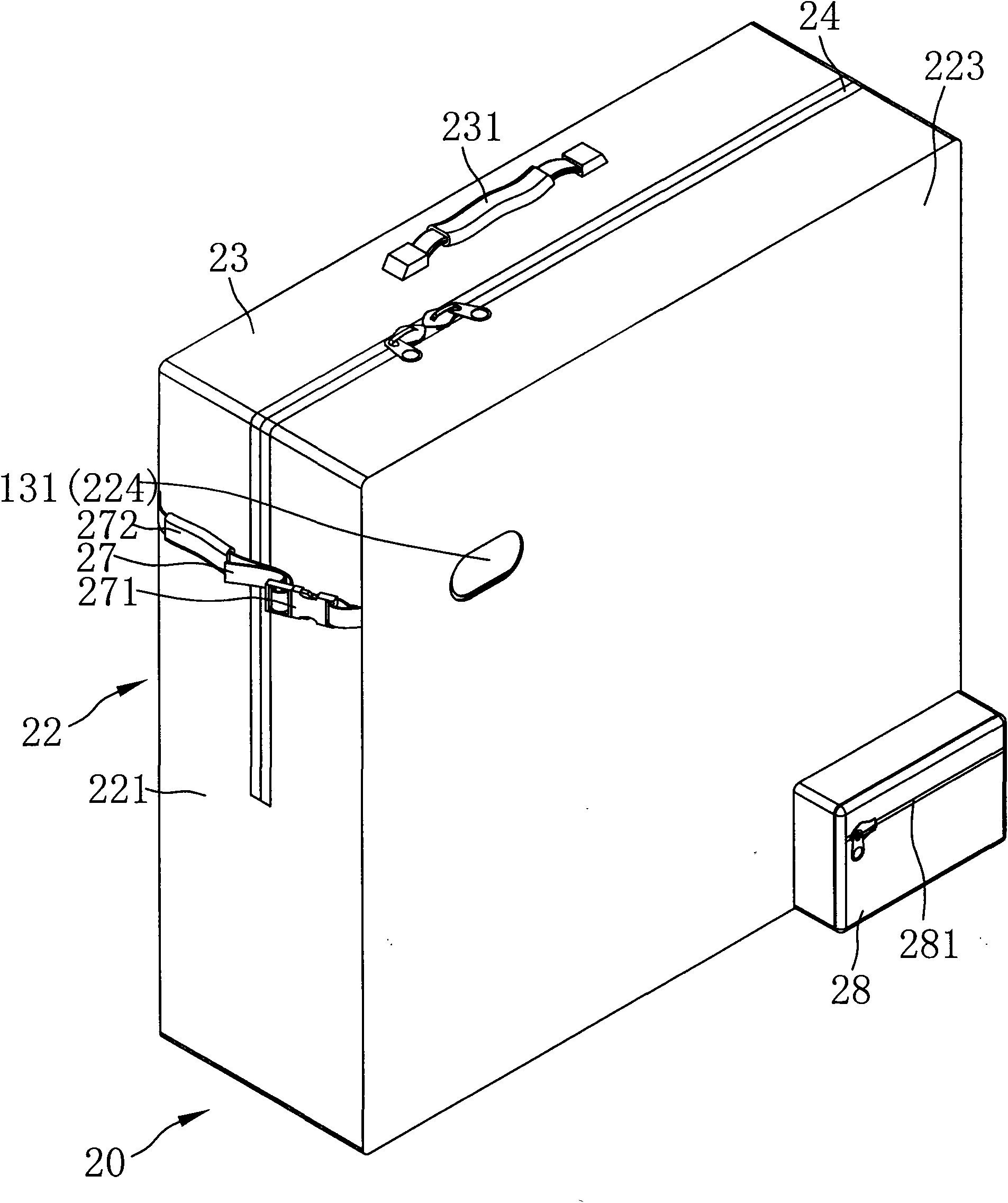 Bicycle load carrying appliance formed by combining soft bag and paper carton packing the bicycle