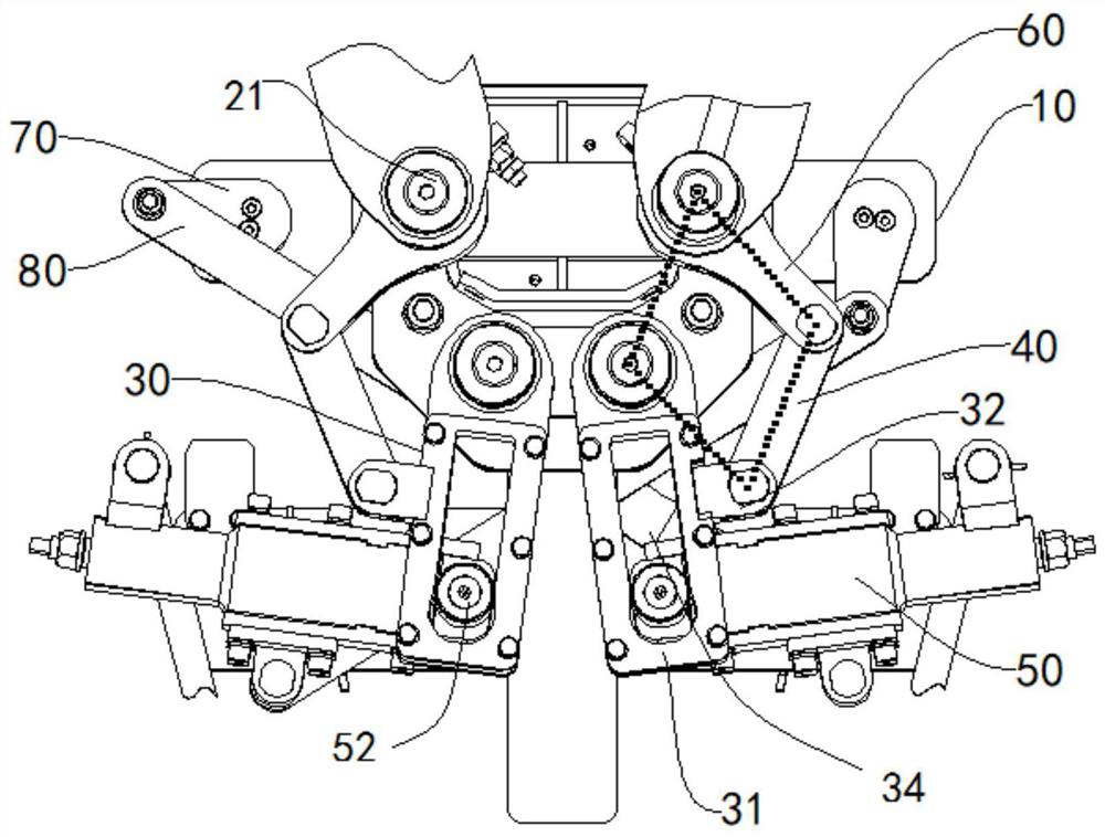 Opening and closing mechanism and railway vehicle