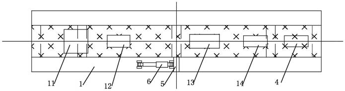 Adjustable offshore large-scale wind power blade spreader and lifting method thereof