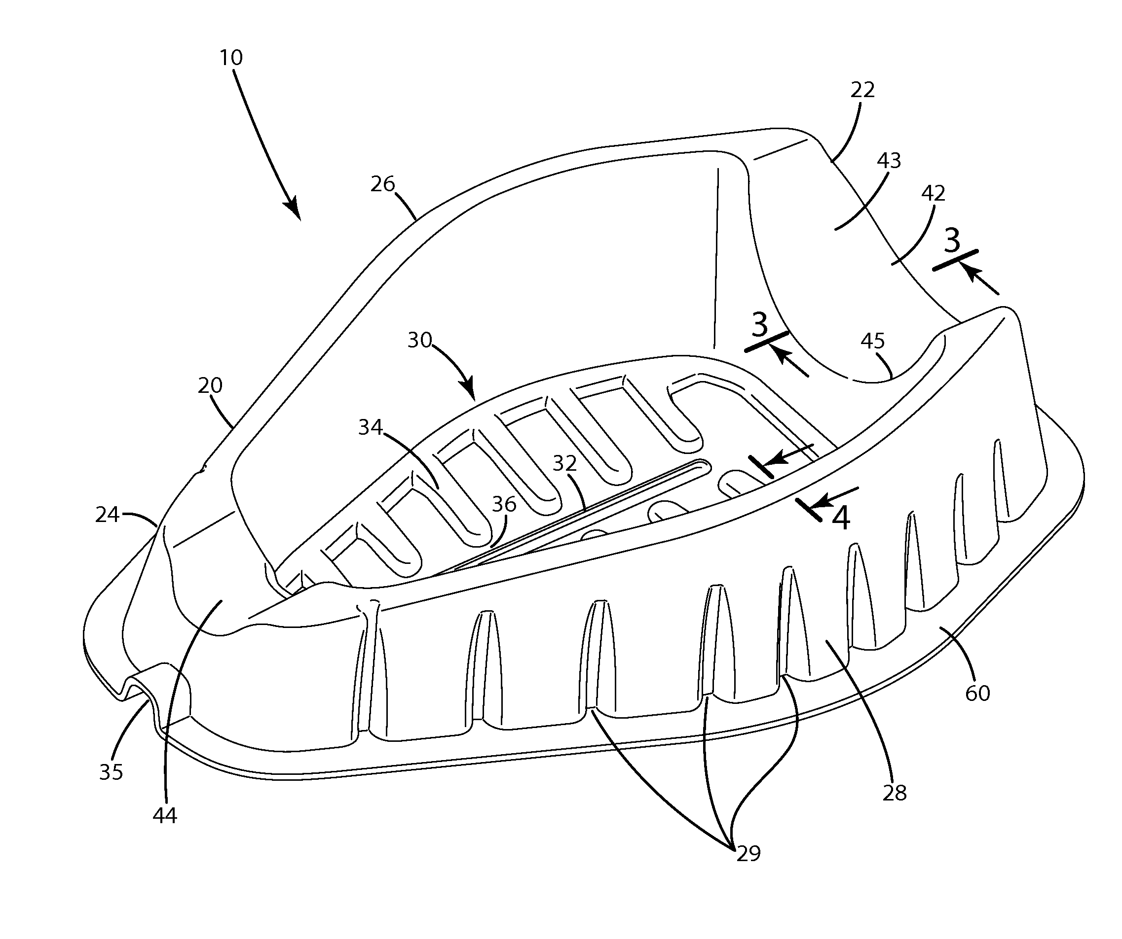 Irrigation, debridement and cleaning basin