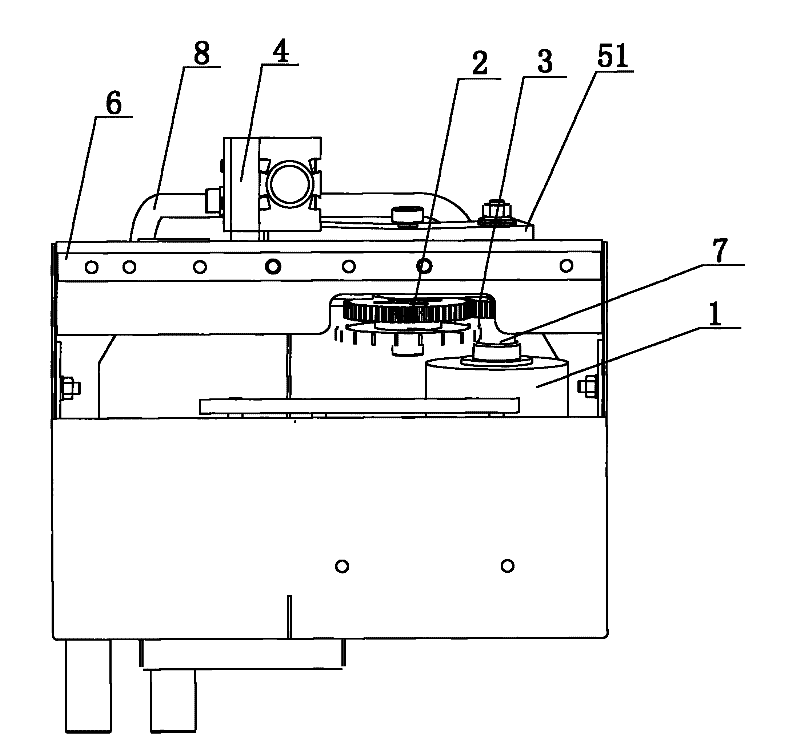 Wave-crest soldering machine chain cleaning device