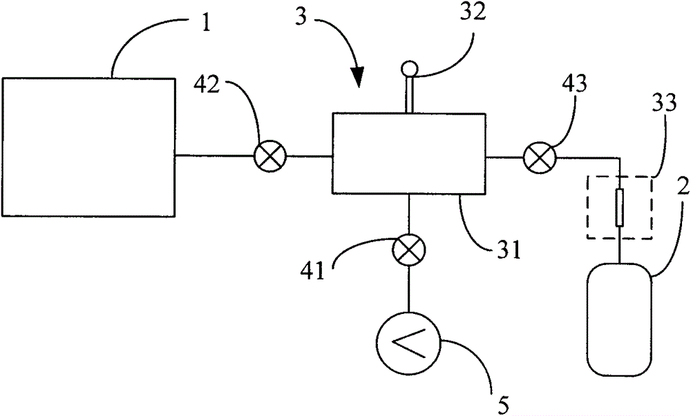 Calibration device and method of mass spectrum detector