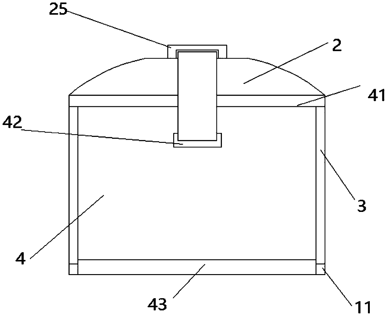 Engine hood of construction machinery