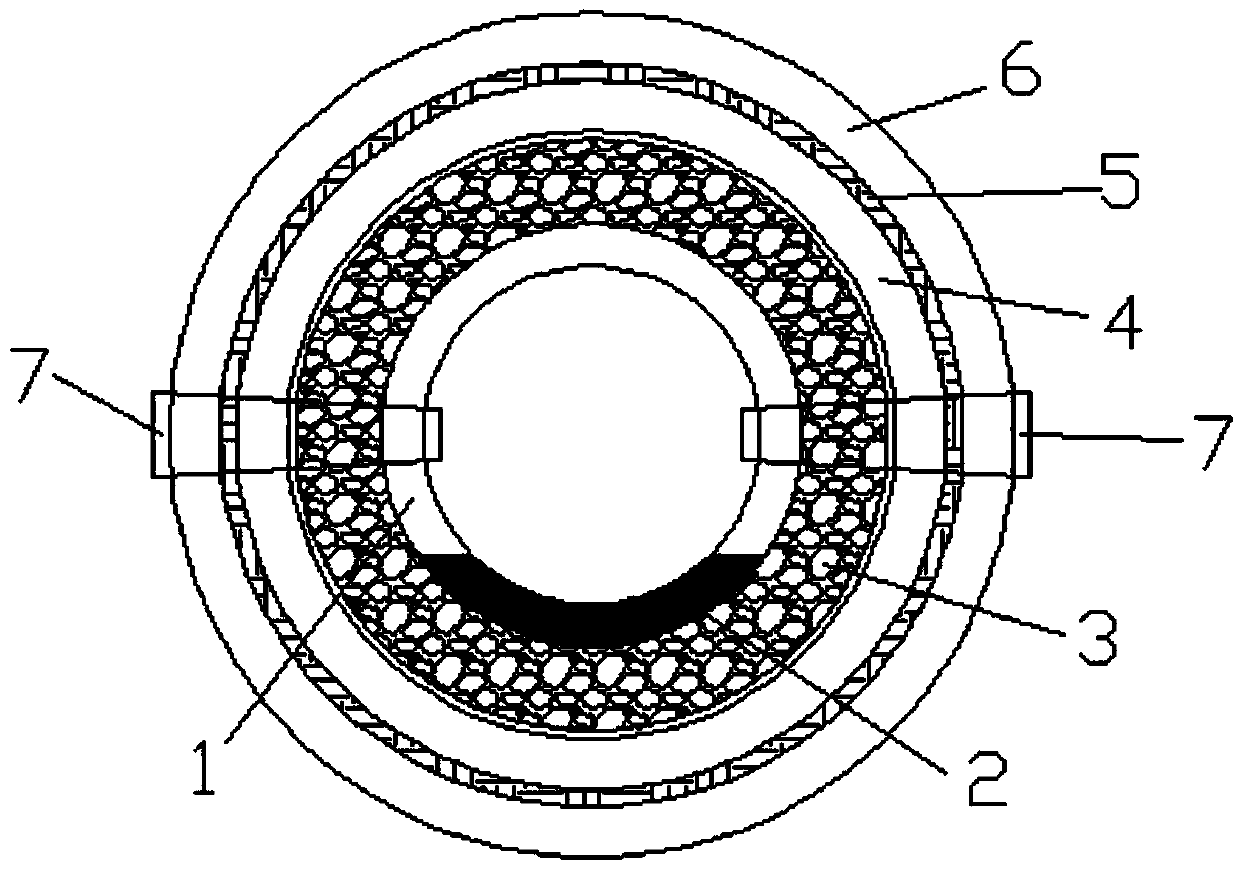 Drainage pipe with replaceable side slope and construction method thereof