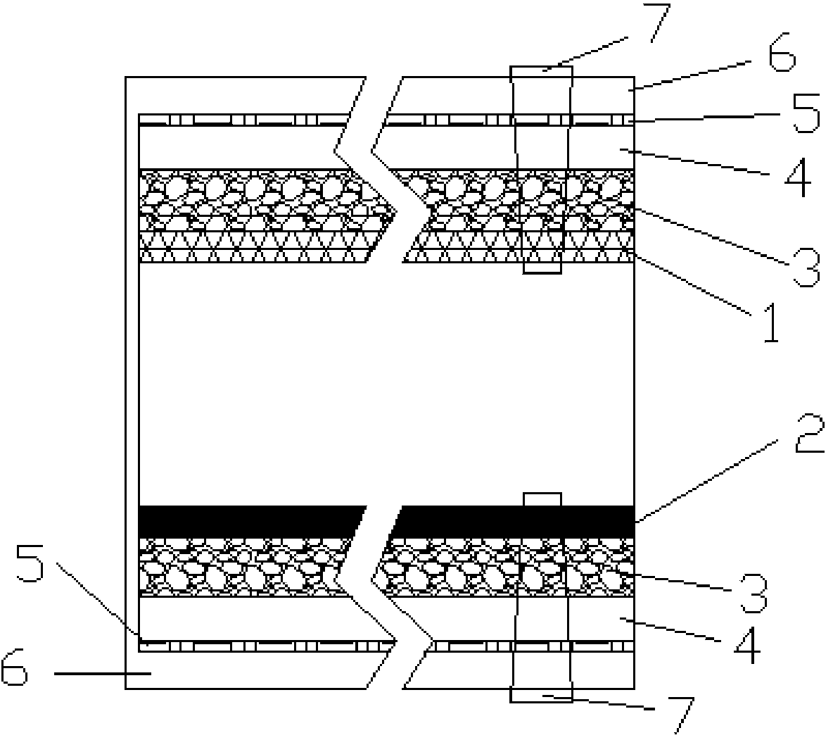 Drainage pipe with replaceable side slope and construction method thereof