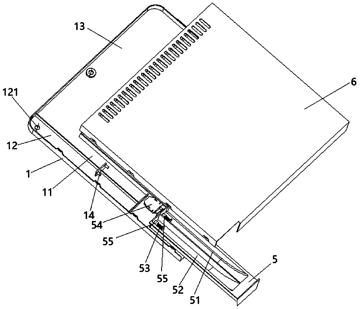 Partition assembly, wine cabinet as well as wine cabinet humidification control method and system