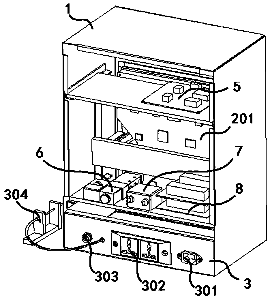 Novel fan comprehensive testing device for wire rods