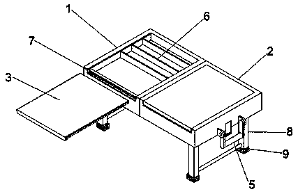 Outdoor foldable dining table