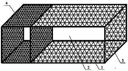 Paddy field recession water purification device placed in ridge of field