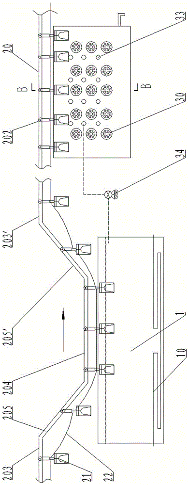 Special dip blanching and feather picking production line for slaughtering poultry