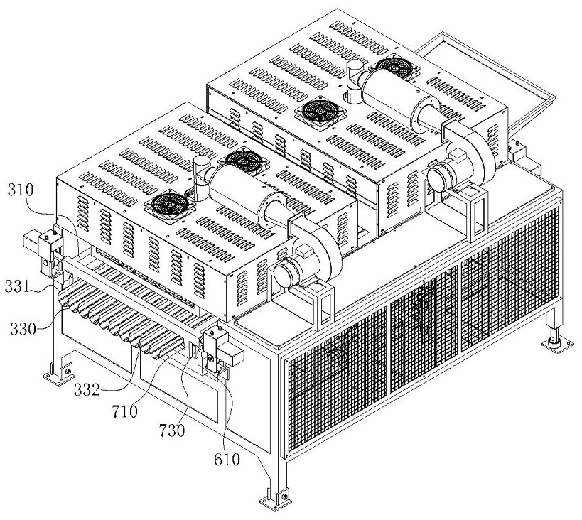 Far infrared hot air compounding and carding equipment