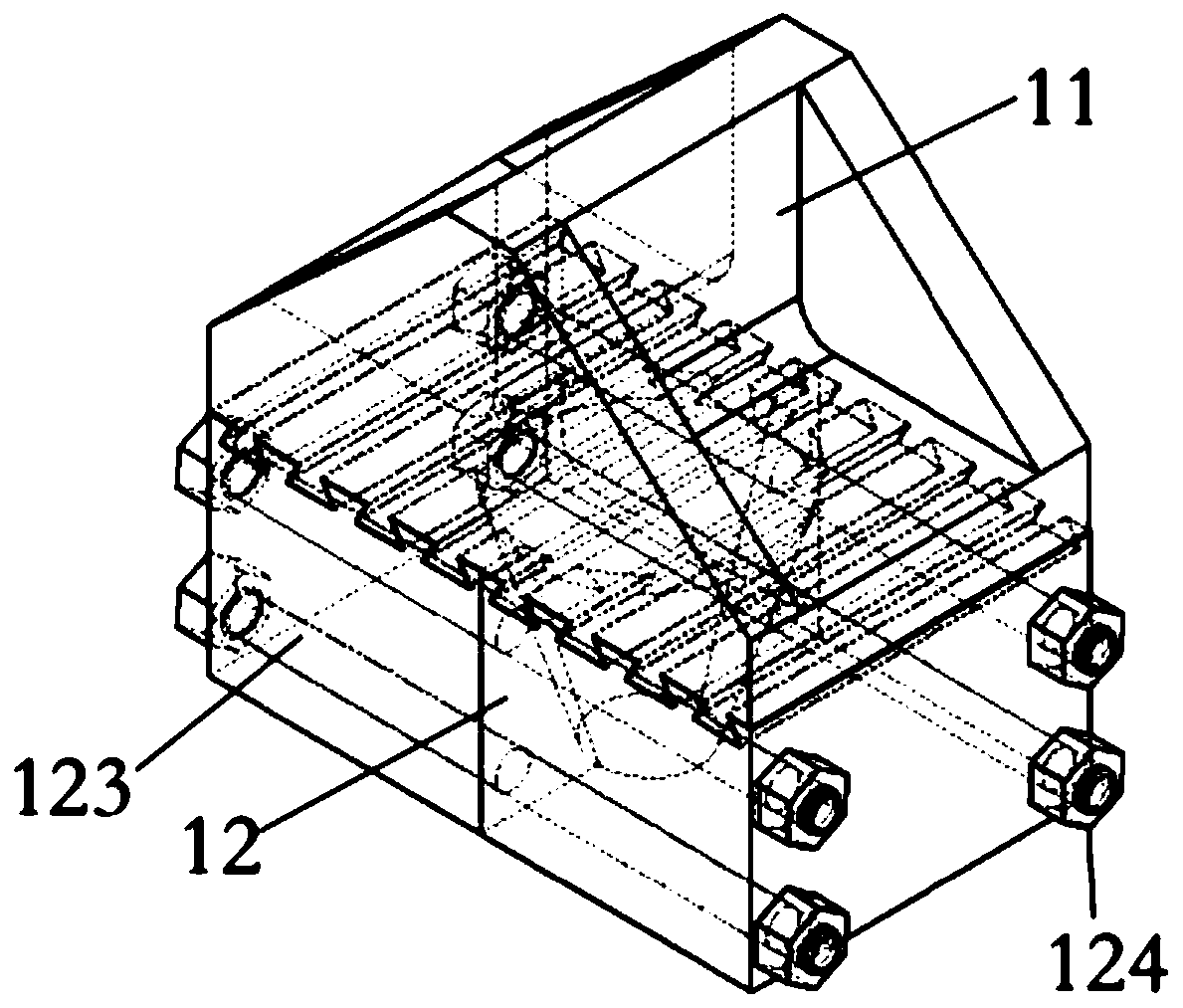 Concrete uniaxial tensile test fixture and test method