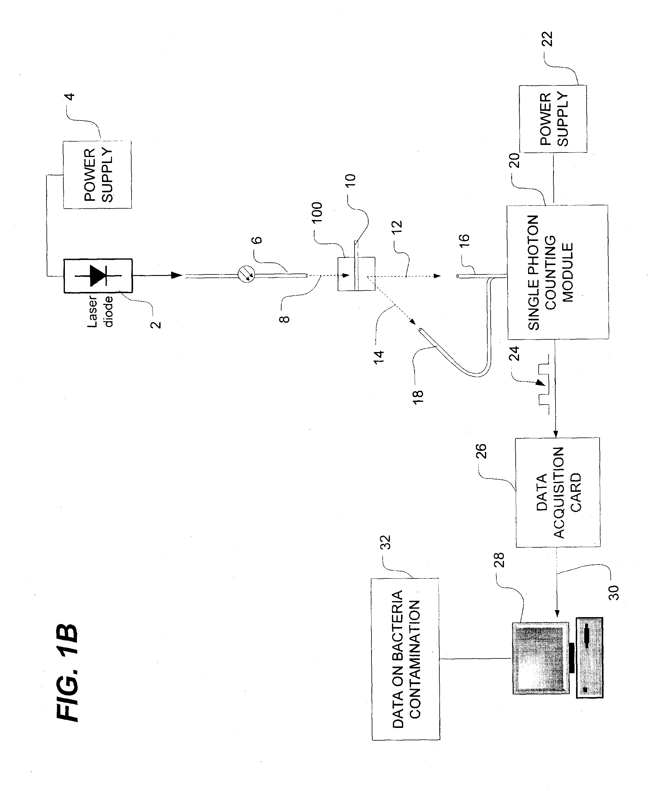 Method of detecting bacterial contamination using dynamic light scattering