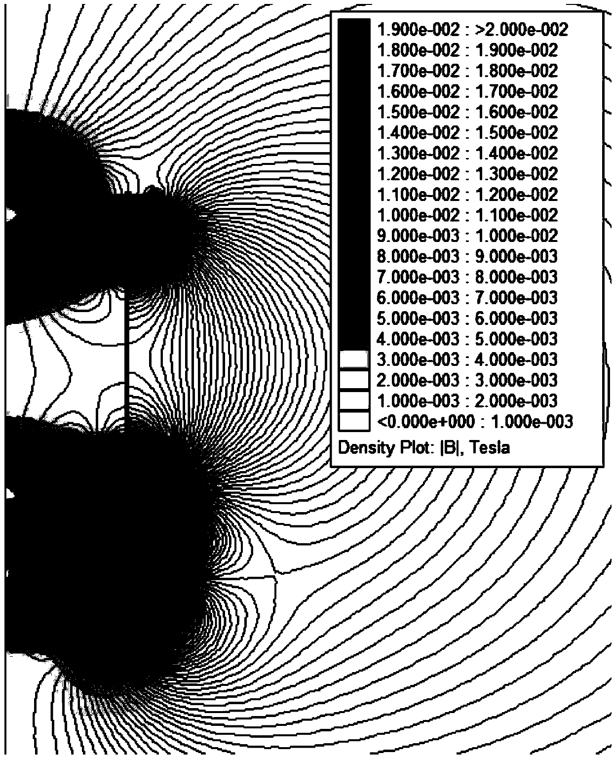 Current homogenizing magnetic field structure of multistage cusped magnetic field plasma thruster