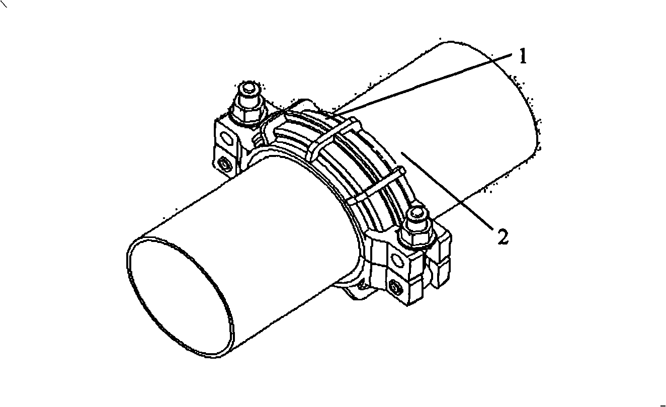 Automatic dispensing and recovering operation system of assembled type pipe connector