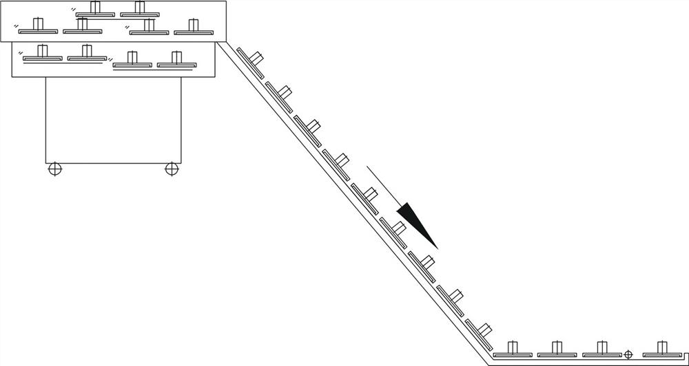 Production line for cultivating floats