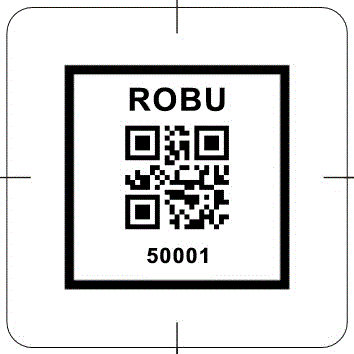 Identification code, and automatic guiding vehicle rapid navigation method and system