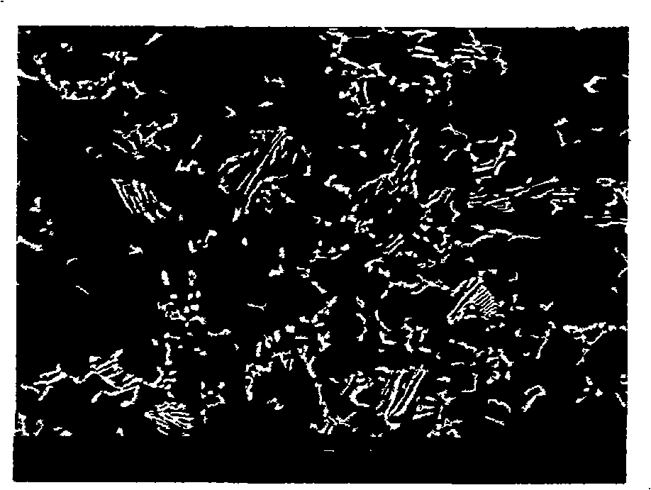 Method for producing medium-carbon steel deformation induced ferrite