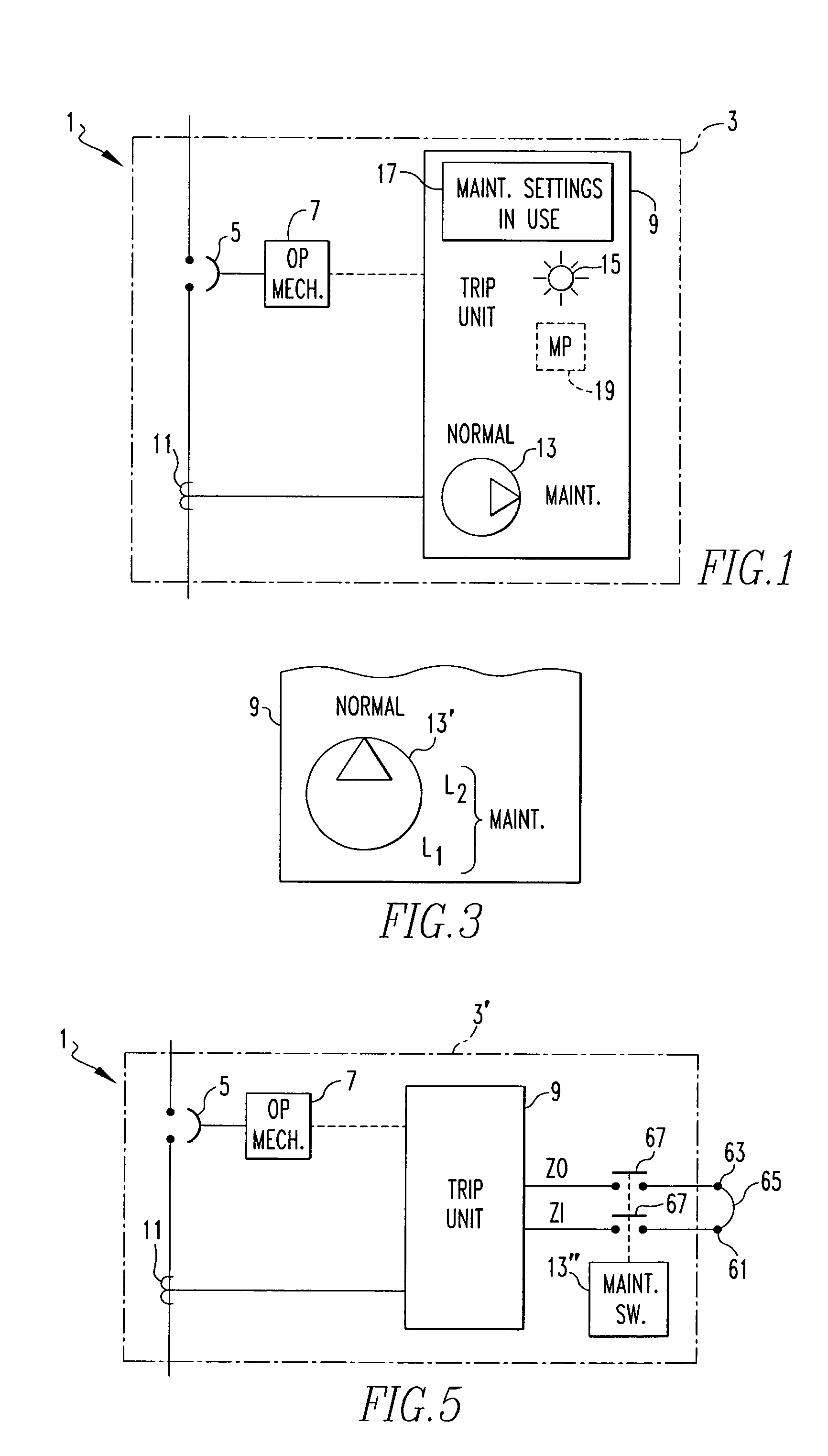 Method and circuit breaker for reducing arc flash during maintenance in a low voltage power circuit