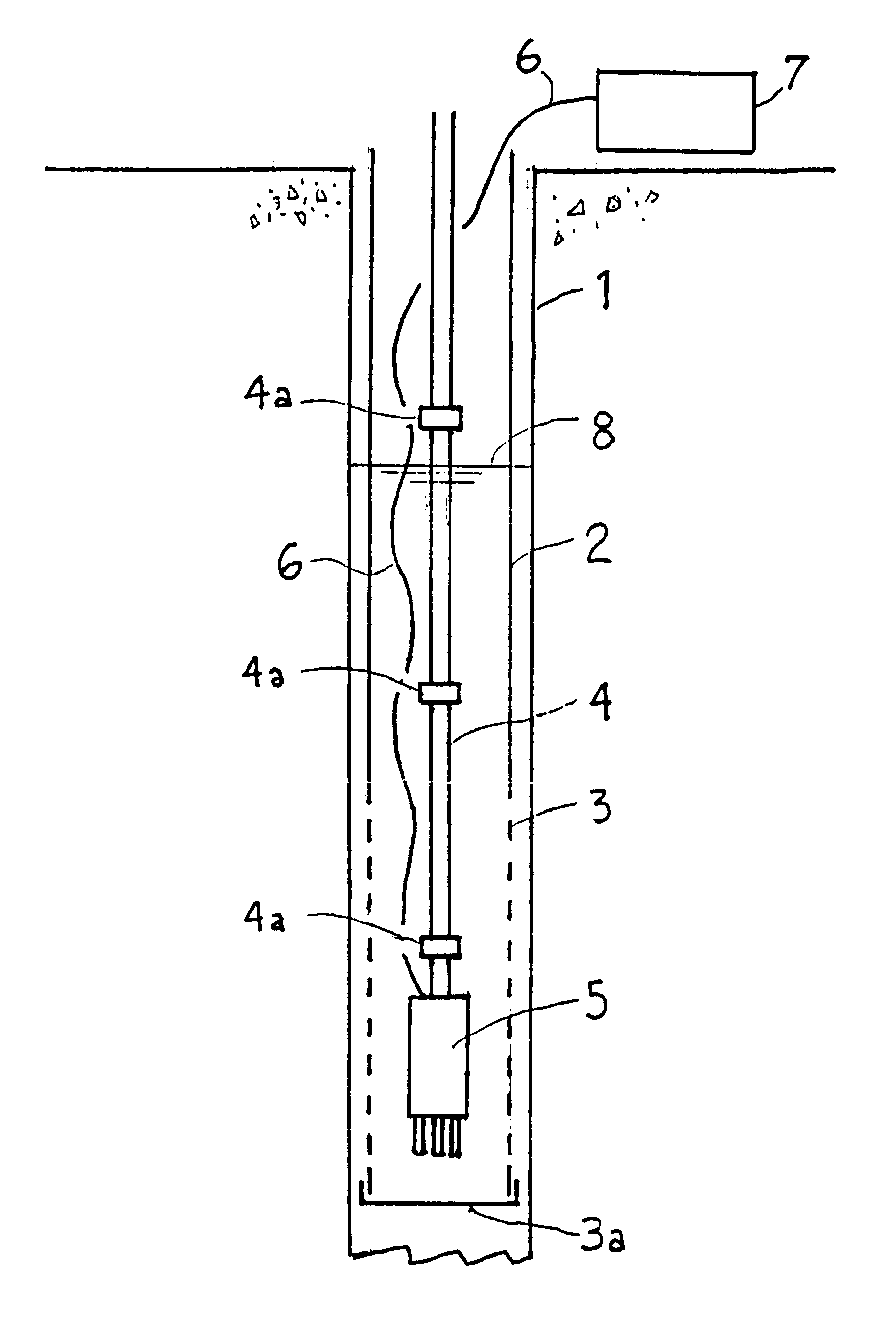 Groundwater flow measuring system