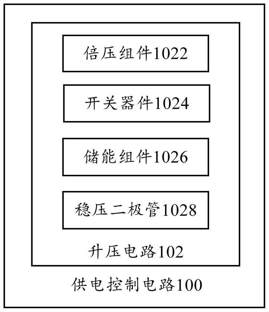 Power supply control circuit and vehicle air conditioner