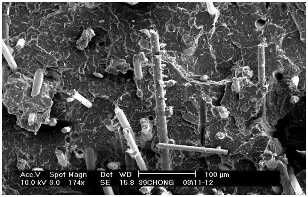 Glass fiber reinforced TPU material and preparation method thereof