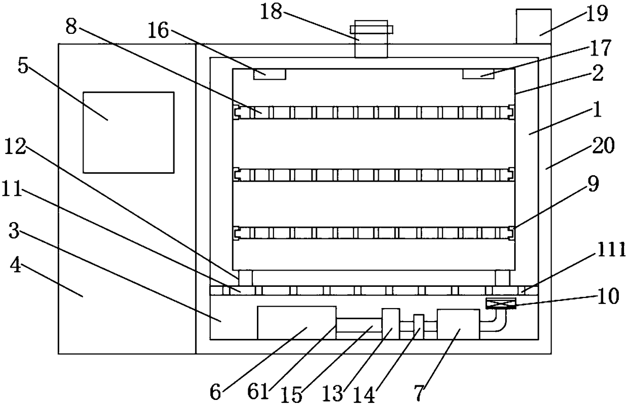 Safe pressure steam sterilization pot high in residual heat utilization rate