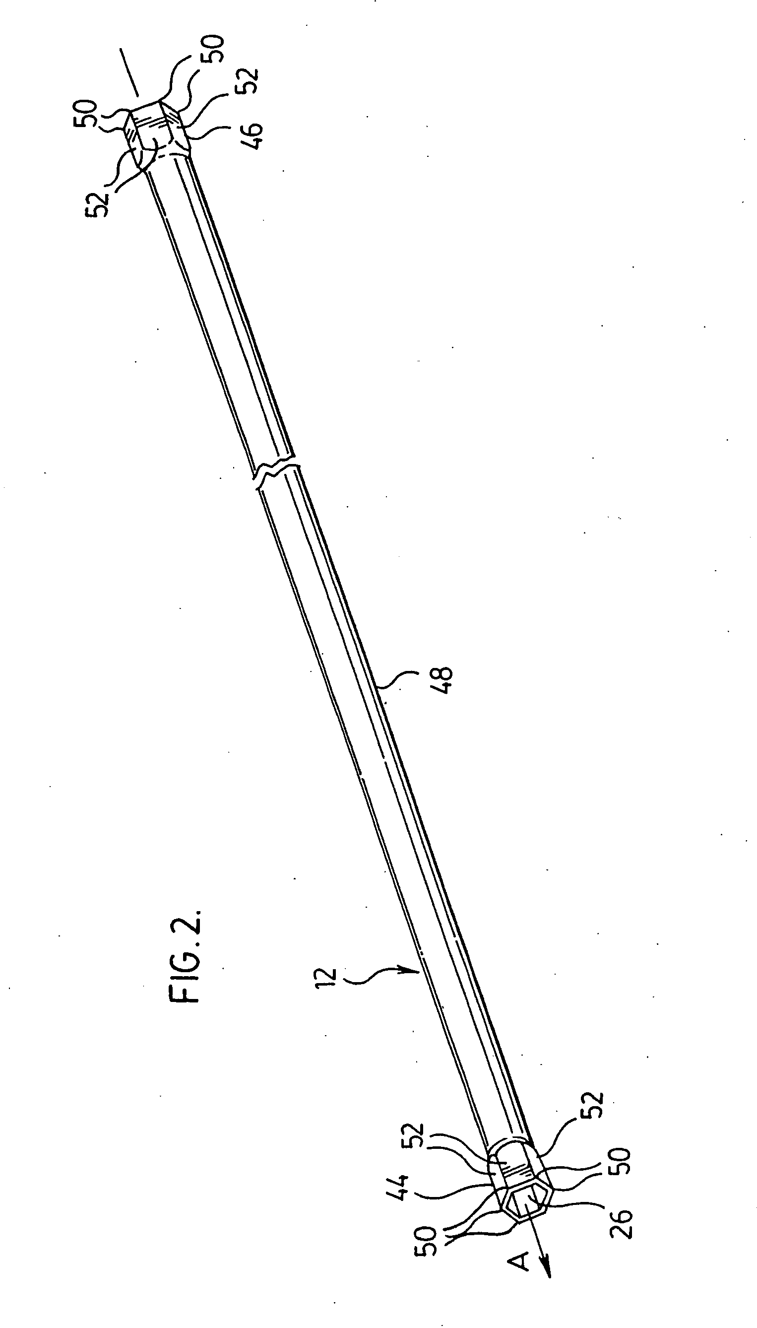 Tube bundle heat exchanger comprising tubes with expanded sections