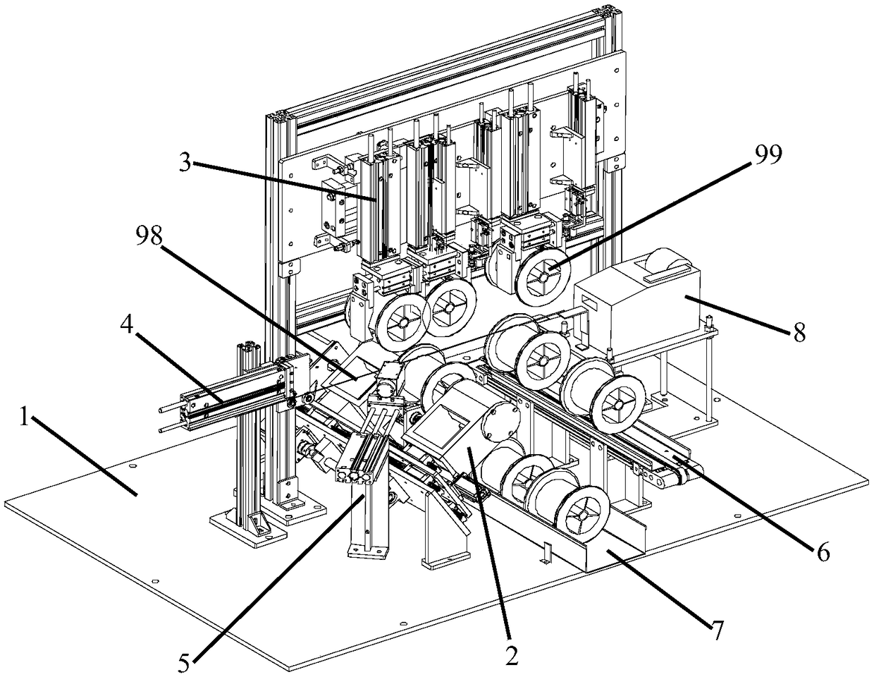 Automatic wire winding equipment